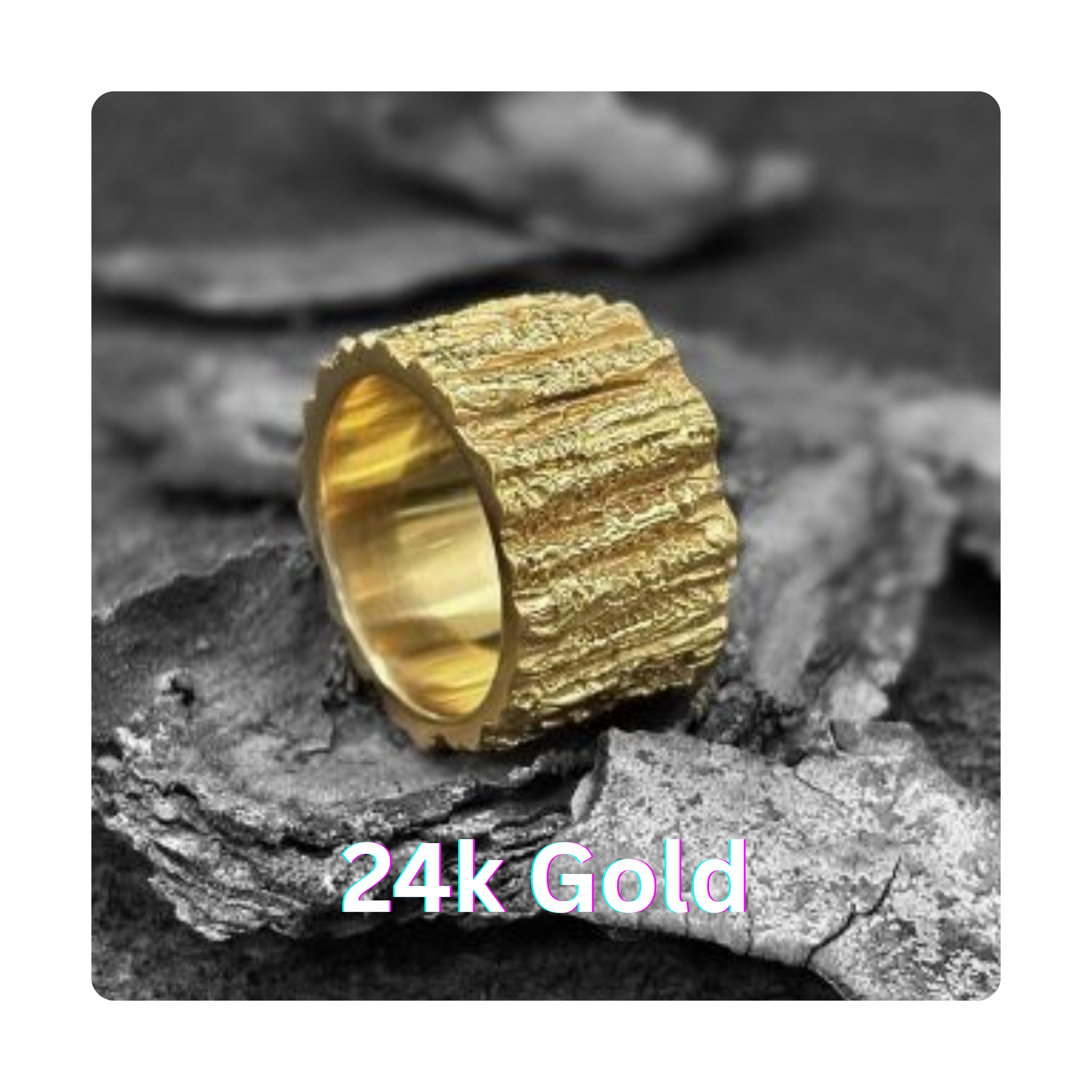 24k Gold Electroformed
